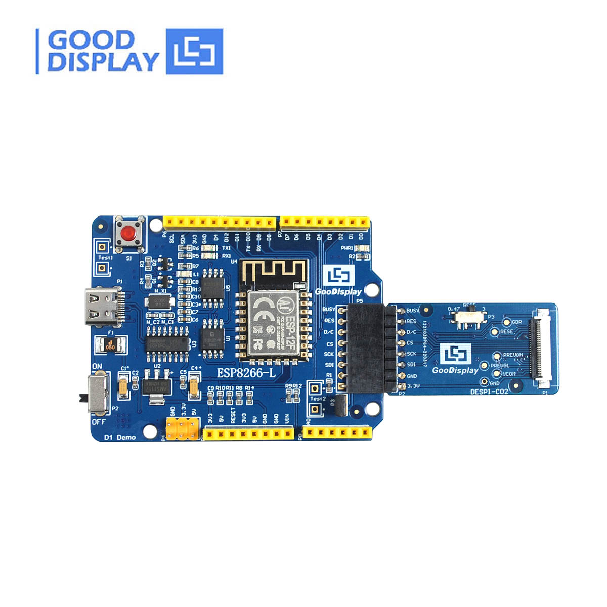 ESP8266 Arduino Platform E-paper Panel Driver Board Type-C Interface ...