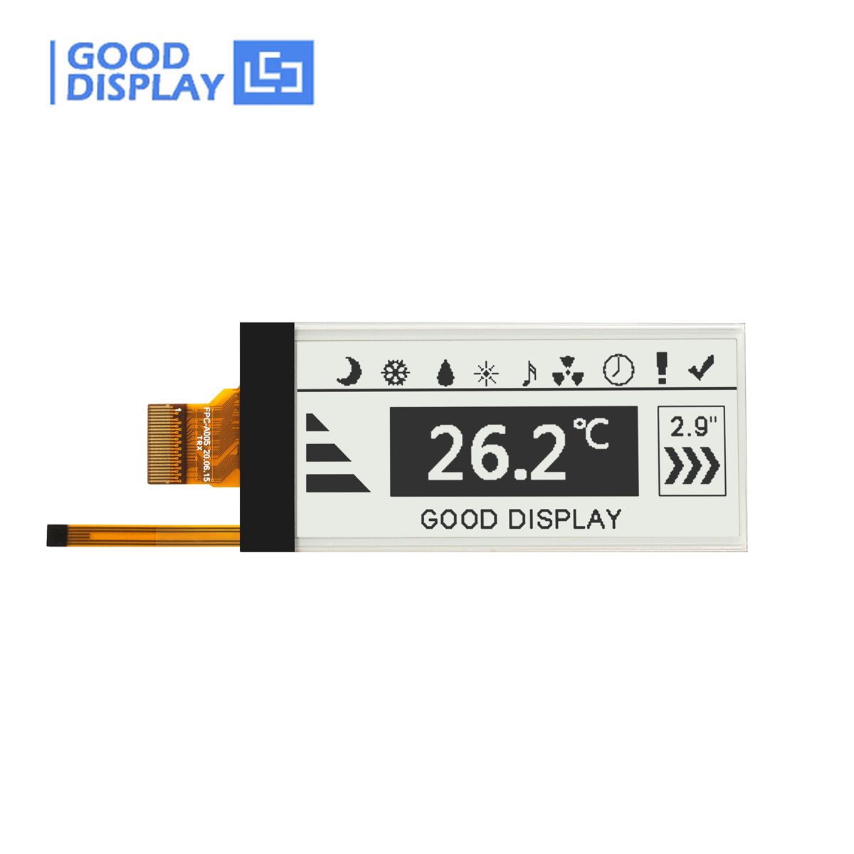 2.9 Inch E-Ink Display with Frontlight - Fast Refresh, High 2.9 Inch E-Ink Display with Frontlight - Fast Refresh, High